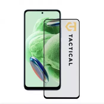 Tactical Glass Shield 5D voor Xiaomi Redmi Note 12 5G zwart