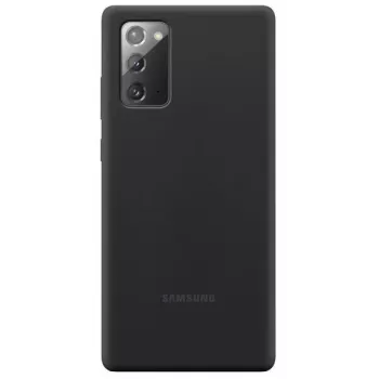 Samsung Galaxy Note 20 / Note 20 5G silicone cover hoesje zwart