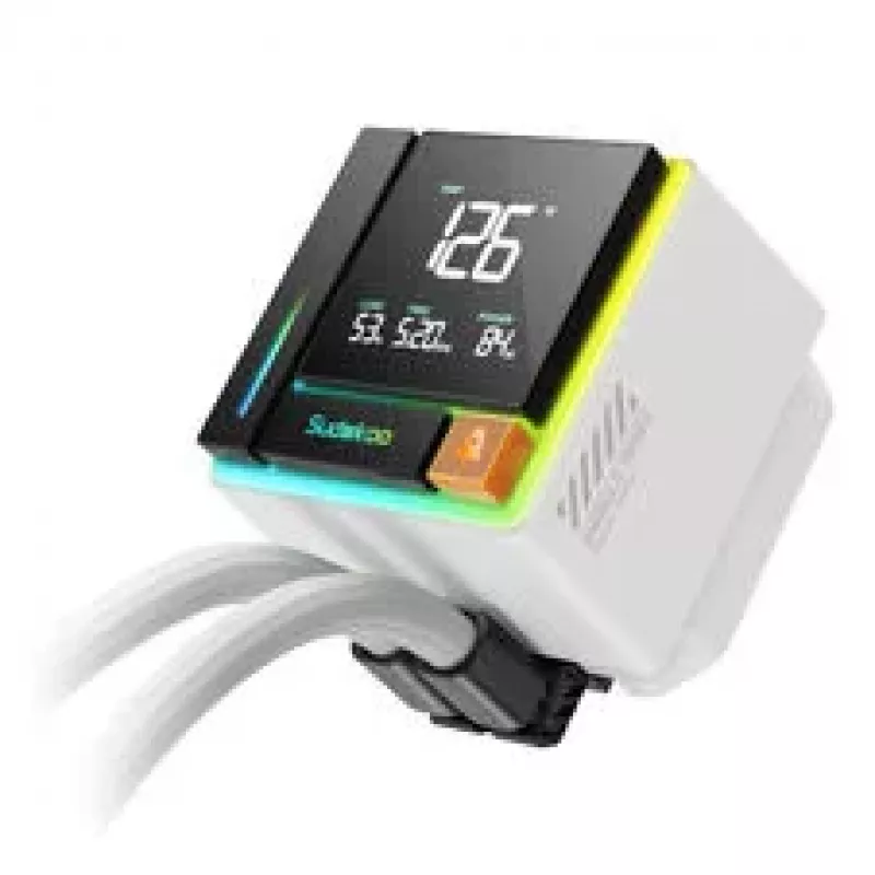 Sudokoo Energlo 360 AiO Liquid Cooler, LCD-display, ARGB - 360mm, wit