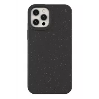Eco Apple iPhone 12 Pro Max siliconenhoesje telefoonhoesje zwart
