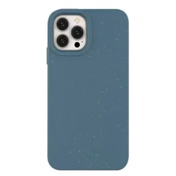Eco Apple iPhone 14 Pro siliconenhoesje biologisch afbreekbaar blauw