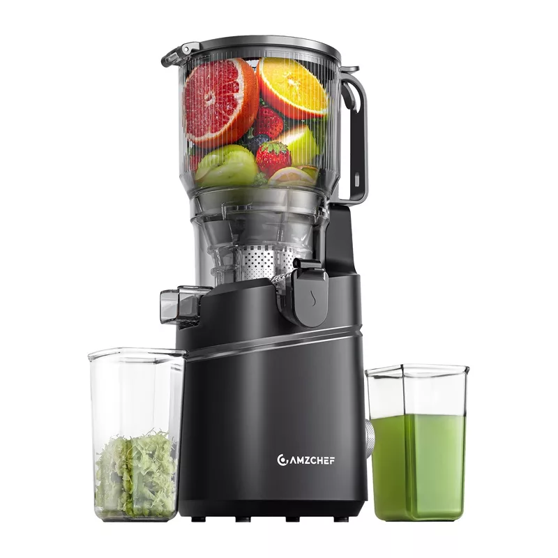 AMZCHEF SJ-036CBK slowjuicer (zwart)