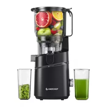 AMZCHEF SJ-036CBK slowjuicer (zwart)