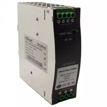 HISMART DR-120-48 DIN-railvoeding 48V 120W 2,5A