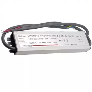 HISMART LPV-200-12 voeding 12V 16,5A 200W IP67