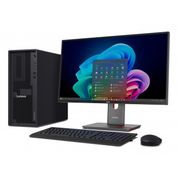 Lenovo ThinkStation P4 30KN tower-workstation - AMD Ryzen 7 PRO 9755 3,8GHz, 64GB DDR5, 512GB NVMe SSD, NVIDIA RTX PRO 2000 16GB, Windows 11 Pro