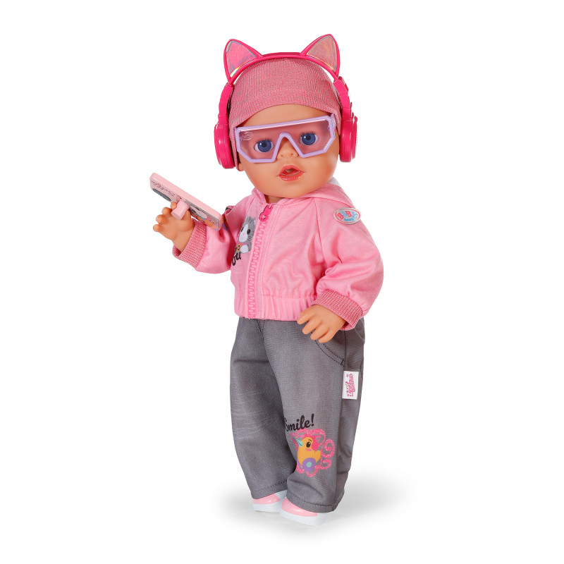 ZAPF CREATION Zapf Baby born Cool Girl outfit 43cm