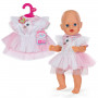ZAPF CREATION BABY born zwanenjurk 43cm poppenoutfit