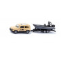 SIKU blister Land Rover Defender Safari met boot