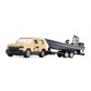 SIKU blister Land Rover Defender Safari met boot