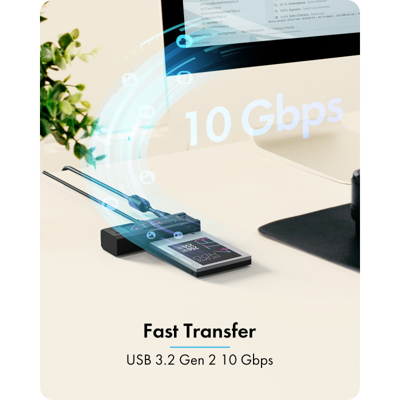 IcyBox IB-2911MSCL-CU31 docking- & kloonstation voor M.2 NVMe en 2,5/3,5-inch SATA HDD/SSD