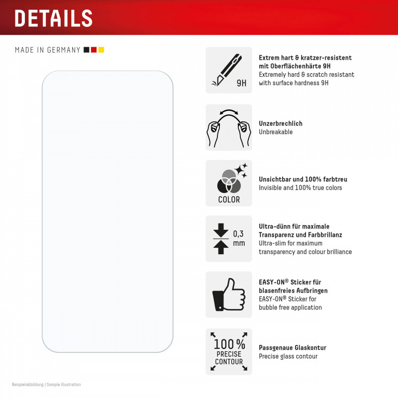 DISPLEX Smart Glass screenprotector voor Xiaomi 17T Pro, E.V.I. 02340