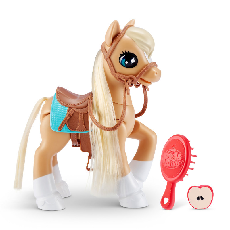 Zuru Pets Alive Magical Pony met stal – interactief elektronisch eenhoorn speelgoed