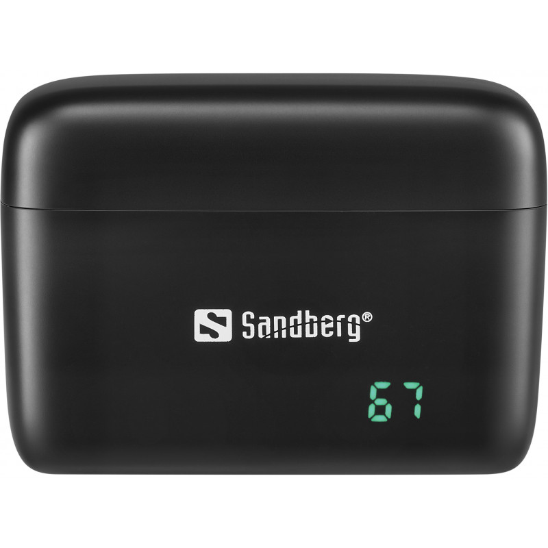 SANDBERG Streamer USB-C draadloze microfoon x2 - dual-microfoonset - 20 Hz - 20 kHz