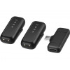 SANDBERG Streamer USB-C draadloze microfoon x2 - dual-microfoonset - 20 Hz - 20 kHz