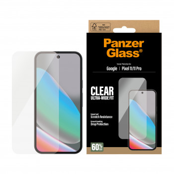 PanzerGlass Ultra-Wide Fit displayschermfolie voor Google Pixel 11 / 11 Pro