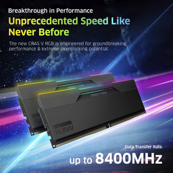 KLEVV CRAS V RGB 32GB (2x16GB) DDR5 6000MHz CL30 geheugenkit