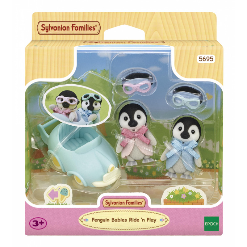 Sylvanian Families pinguïn rij- en speelset