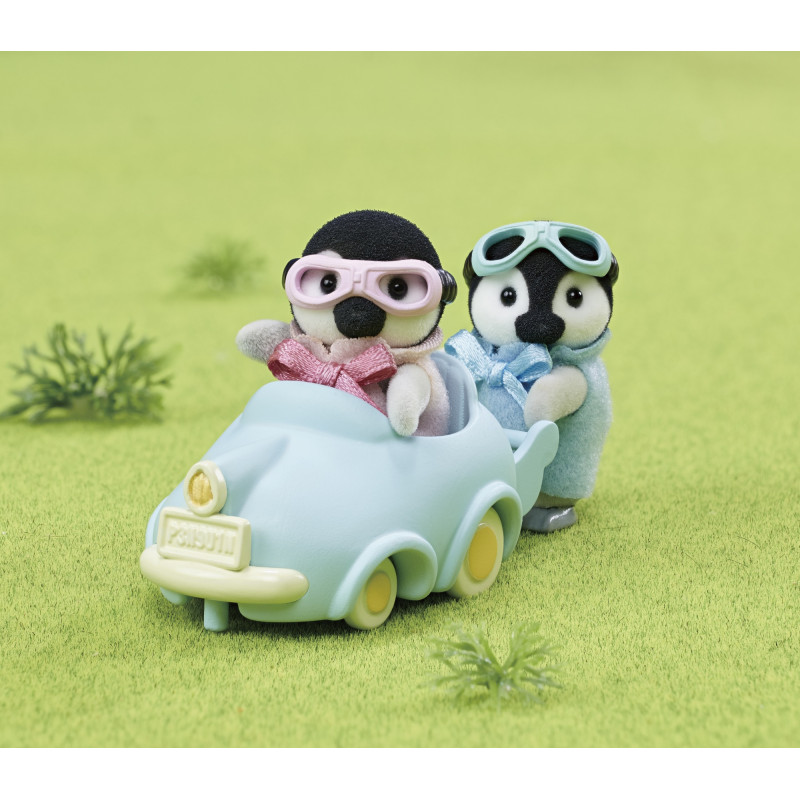 Sylvanian Families pinguïn rij- en speelset