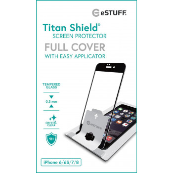 Apple iPhone 8/7/6S gehard glas schermbeschermfolie 9H 0,33 mm helder