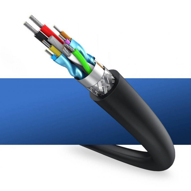 UGREEN US129 USB 3.0 verlengkabel 0,5 m zwart