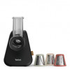 TEFAL MB77EN elektrische rasp en spiralizer, 260 W, 5 kegels, zwart/zilver