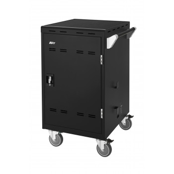 LEBA Flex 24 notebook-trolley voor 24 notebooks tot 15,6 inch - lichtgrijs/antraciet