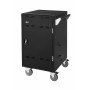 LEBA Flex 24 notebook-trolley voor 24 notebooks tot 15,6 inch - lichtgrijs/antraciet