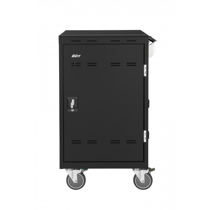 LEBA Flex 24 notebook-trolley voor 24 notebooks tot 15,6 inch - lichtgrijs/antraciet