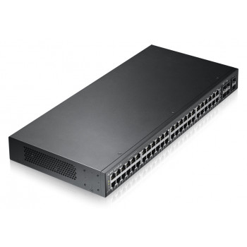 ZyXEL GS1920-48 48-poorts Gigabit Smart Managed switch met 4 SFP-uplinks en PoE+ (375W)