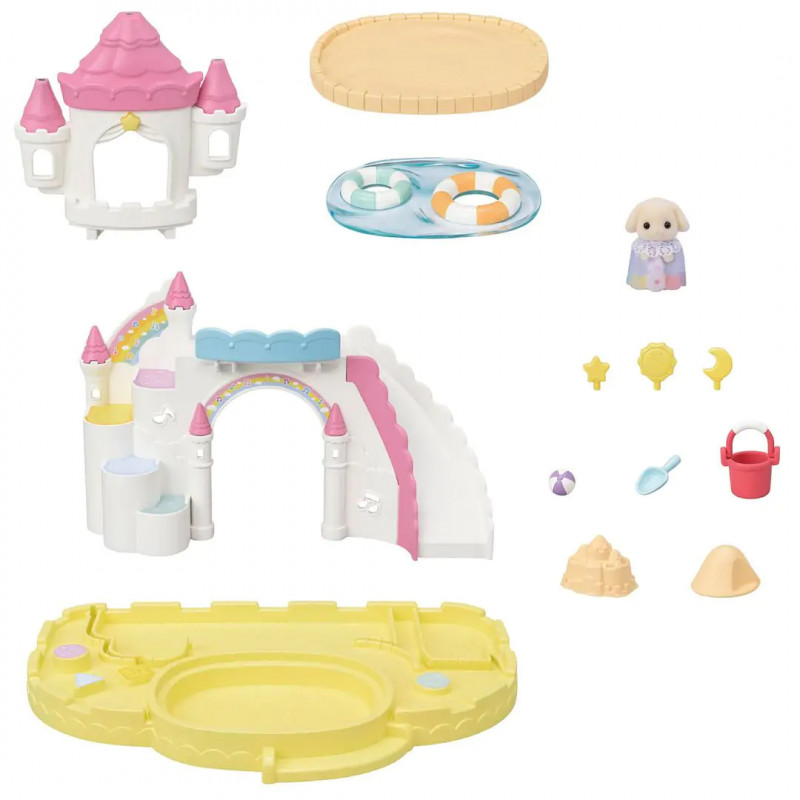 EPOCH Sylvanian Families kleuterschool zandbak & zwembad speelset