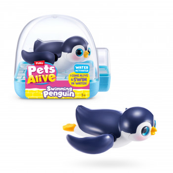 Zuru Pets Alive zwemmende pinguïn - verschillende kleuren, robotisch badspeelgoed