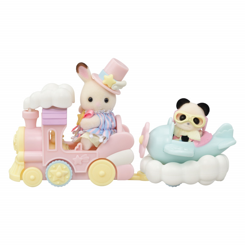 Sylvanian Families pretpark speelset met treinrit