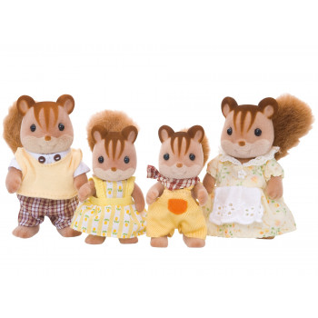 Epoch Sylvanian Families walnoot-eekhoornfamilie figurenset