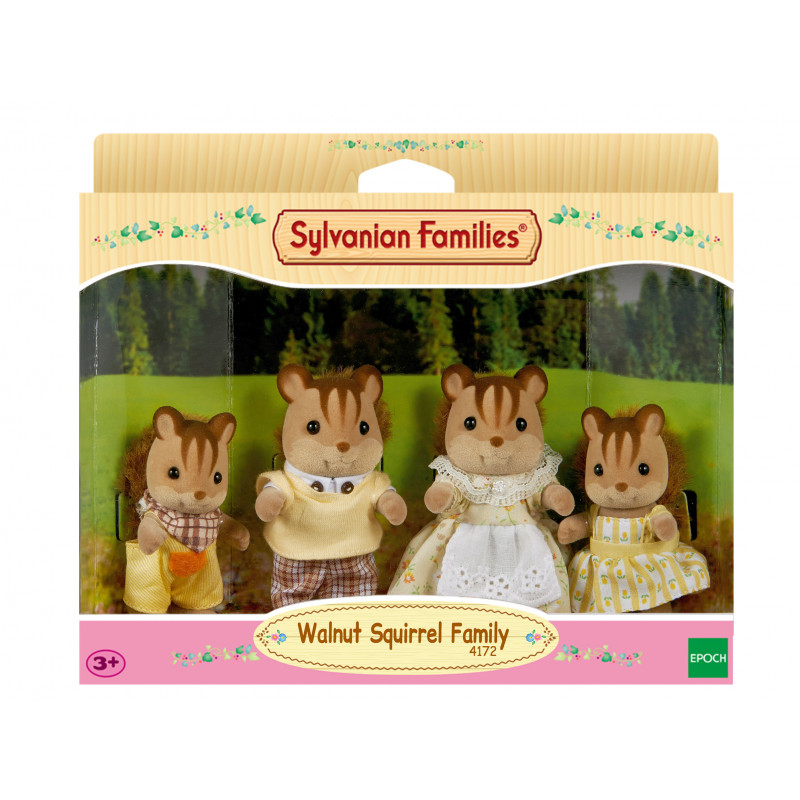 Epoch Sylvanian Families walnoot-eekhoornfamilie figurenset