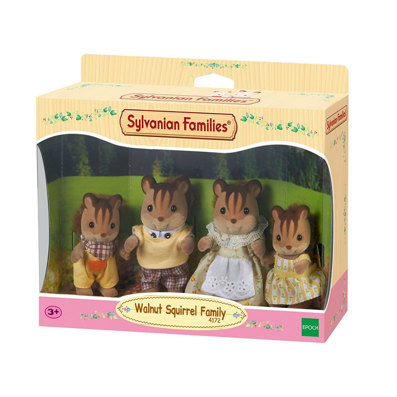 Epoch Sylvanian Families walnoot-eekhoornfamilie figurenset