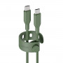 PanzerGlass Racing 60W USB-C naar USB-C kabel 1,2 m groen