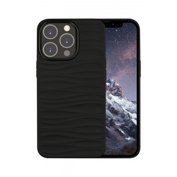 dbramante1928 Dune iPhone 14 Pro hoesje zwart volledig nerfleer
