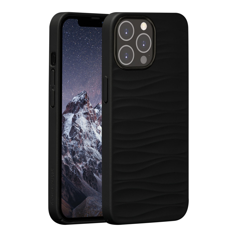 dbramante1928 Dune iPhone 14 Pro hoesje zwart volledig nerfleer