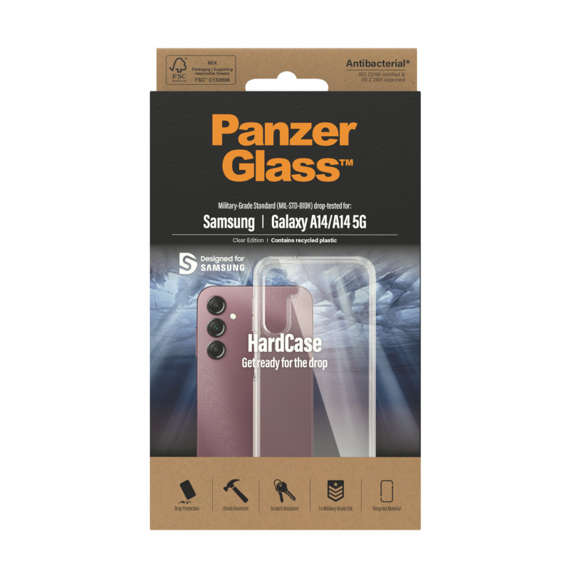 PanzerGlass ClearCase Samsung Galaxy A14 5G transparant beschermhoesje