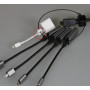 VIVOLINK PROADRING - CLAMP DIN-rail bevestigingsklem voor Delock-adapters, zwart