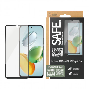 SAFE by PanzerGlass Honor 200 SmartScreen-bescherming Ultra-Wide Fit SARNUWFG18200