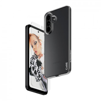 PanzerGlass Hoops 2-in-1 Ultra-Wide Fit beschermset voor display & camera voor Samsung Galaxy S26+ – bruin