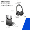 Plantronics Voyager 4320 UC V4320-M C, USB-A, zwart