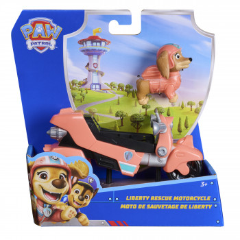 PAW Patrol Liberty reddingsmotor met verzamelfiguur - Spin Master 6074761