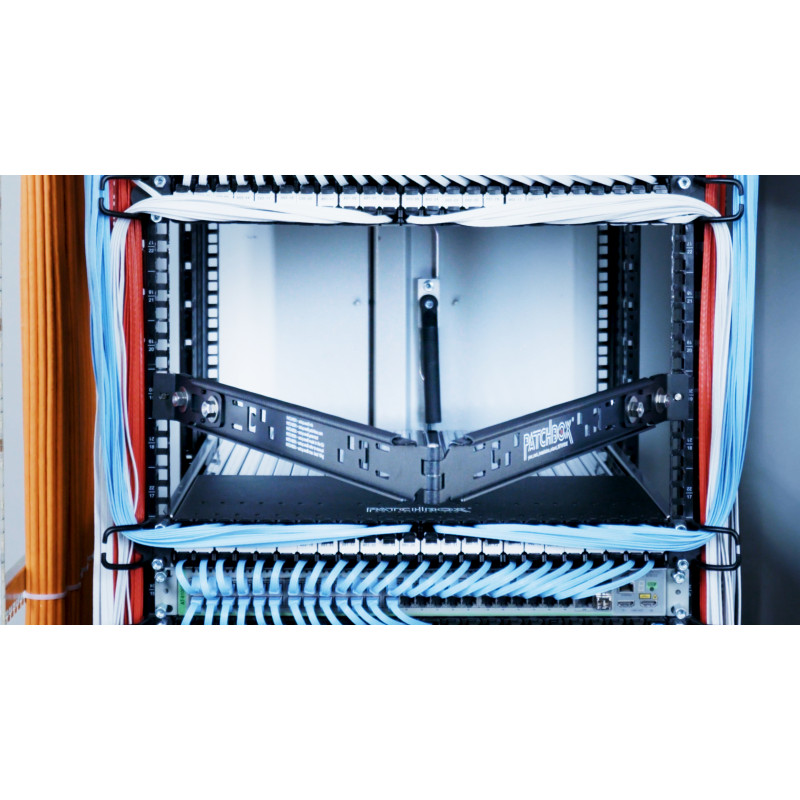 PATCHBOX Setup.exe rackmontagegereedschap voor 19-inch apparaten, zwart