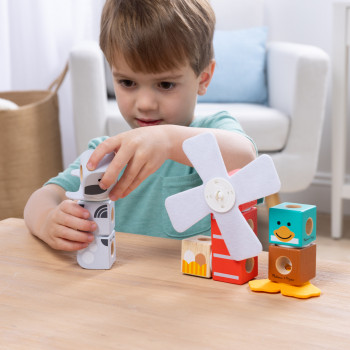 Melissa & Doug Blockables Set Boerderijvrienden