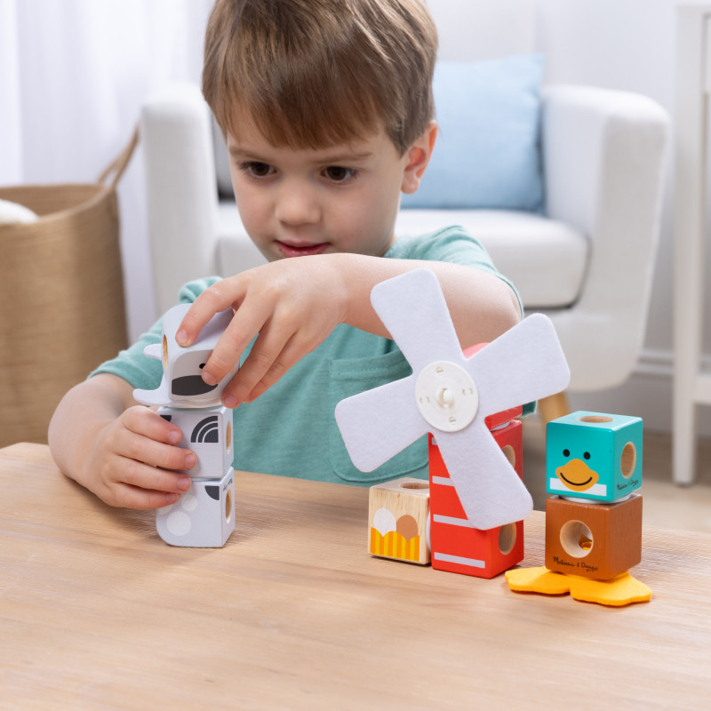 Melissa & Doug Blockables Set Boerderijvrienden