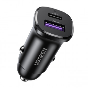 UGREEN EC305 30W USB-C + USB-A wandlader PD 3.0 PPS Quick Charge 3.0 zwart