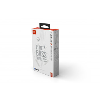 JBL Tune 215BT draadloze in-ear nekband-koptelefoon - wit